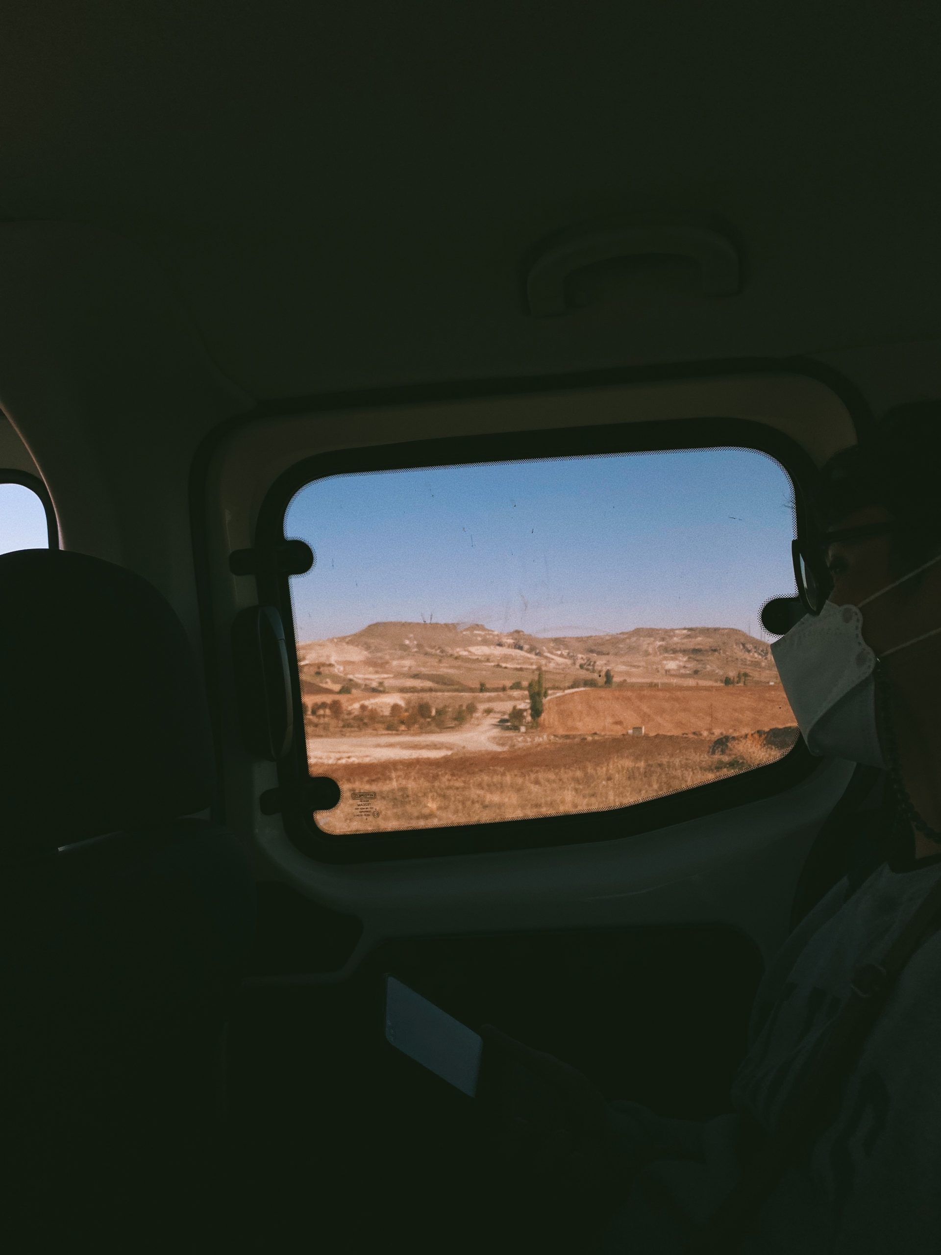 Cappadocia from Taxi Window