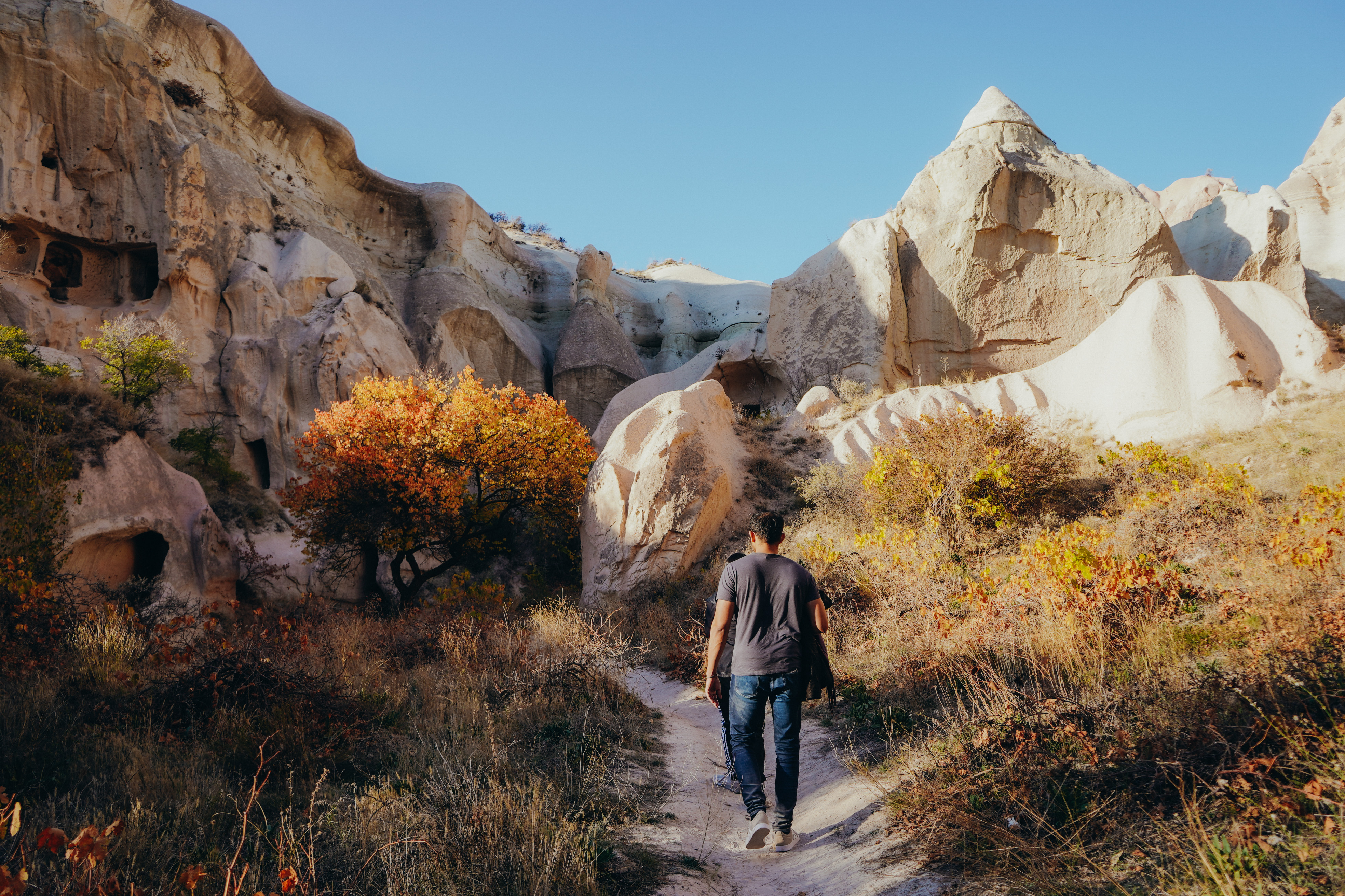 Hiking on Rose Valley Cappadocia