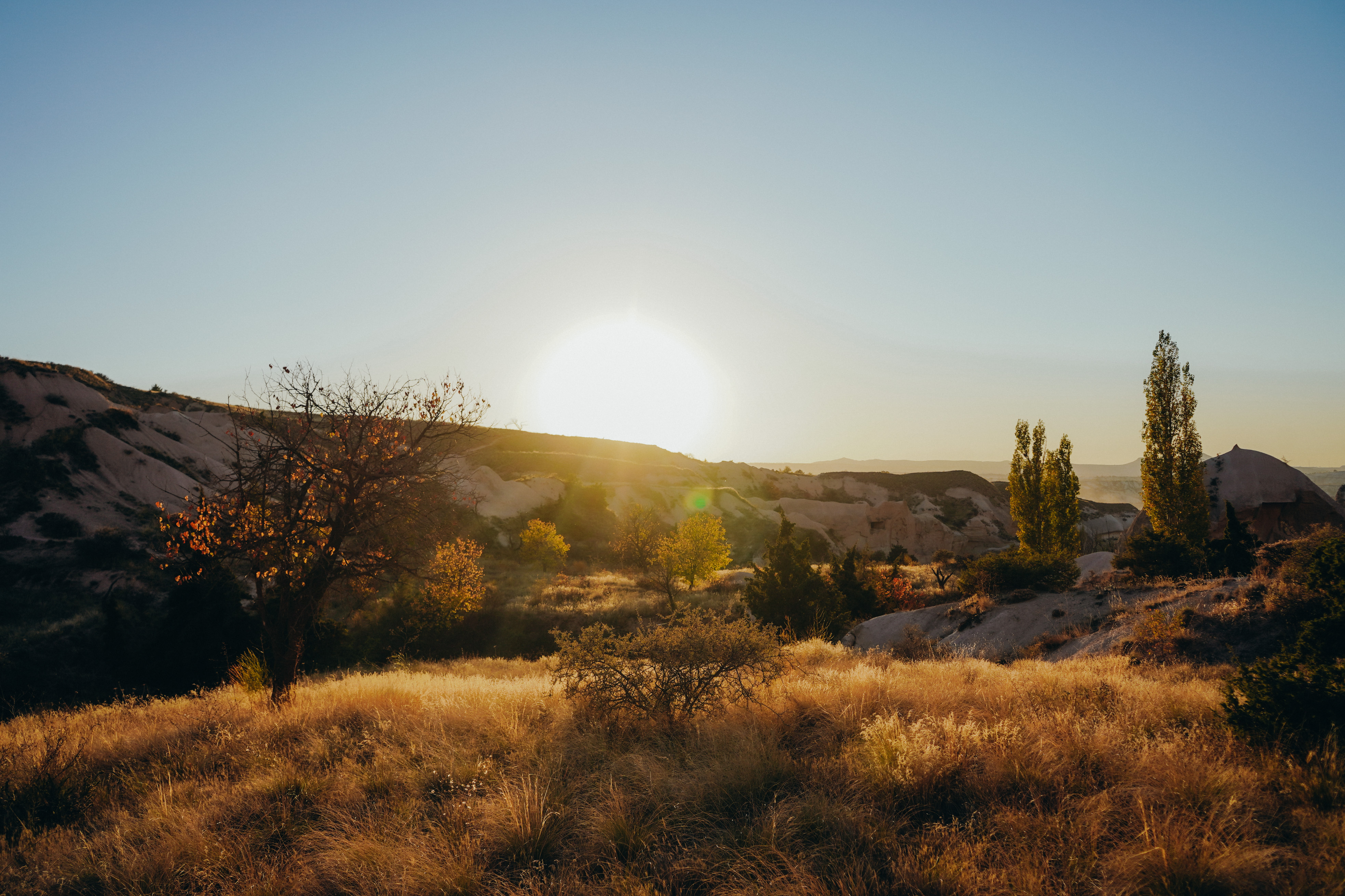 Sunset in Rose Valley Cappadocia