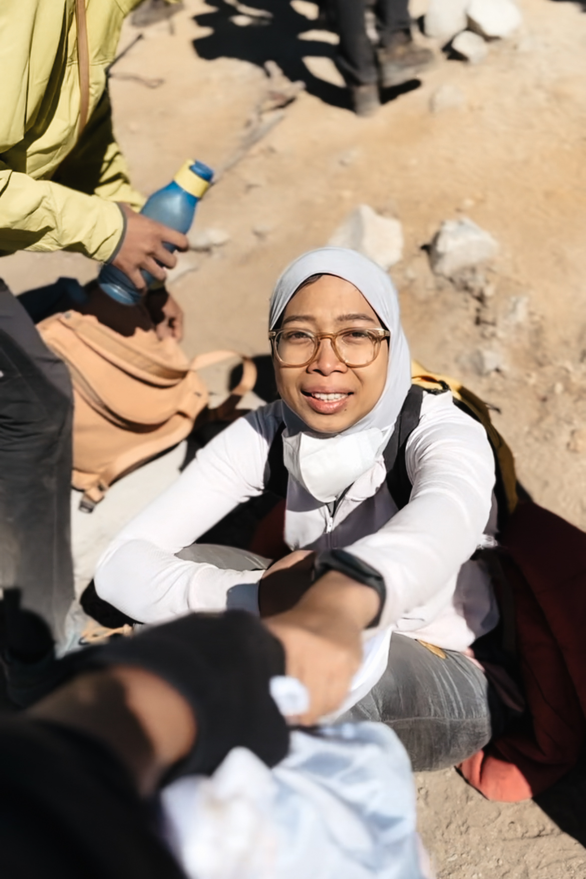 Justin Larissa in Mount Sindoro, Hiking Experience, Gunung Sindoro, Jawa Tengah, Indonesia